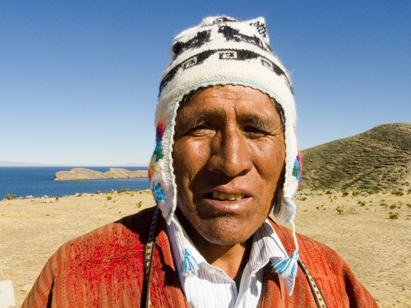 Schamane am Titicacasee