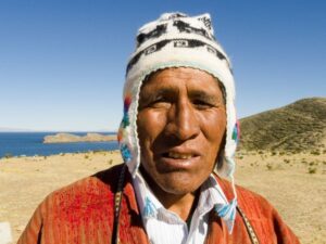 Schamane am Titicacasee